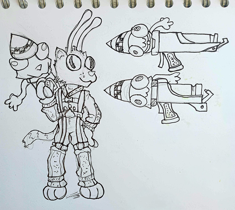 Cataminer Gremlin Launcher Sketch