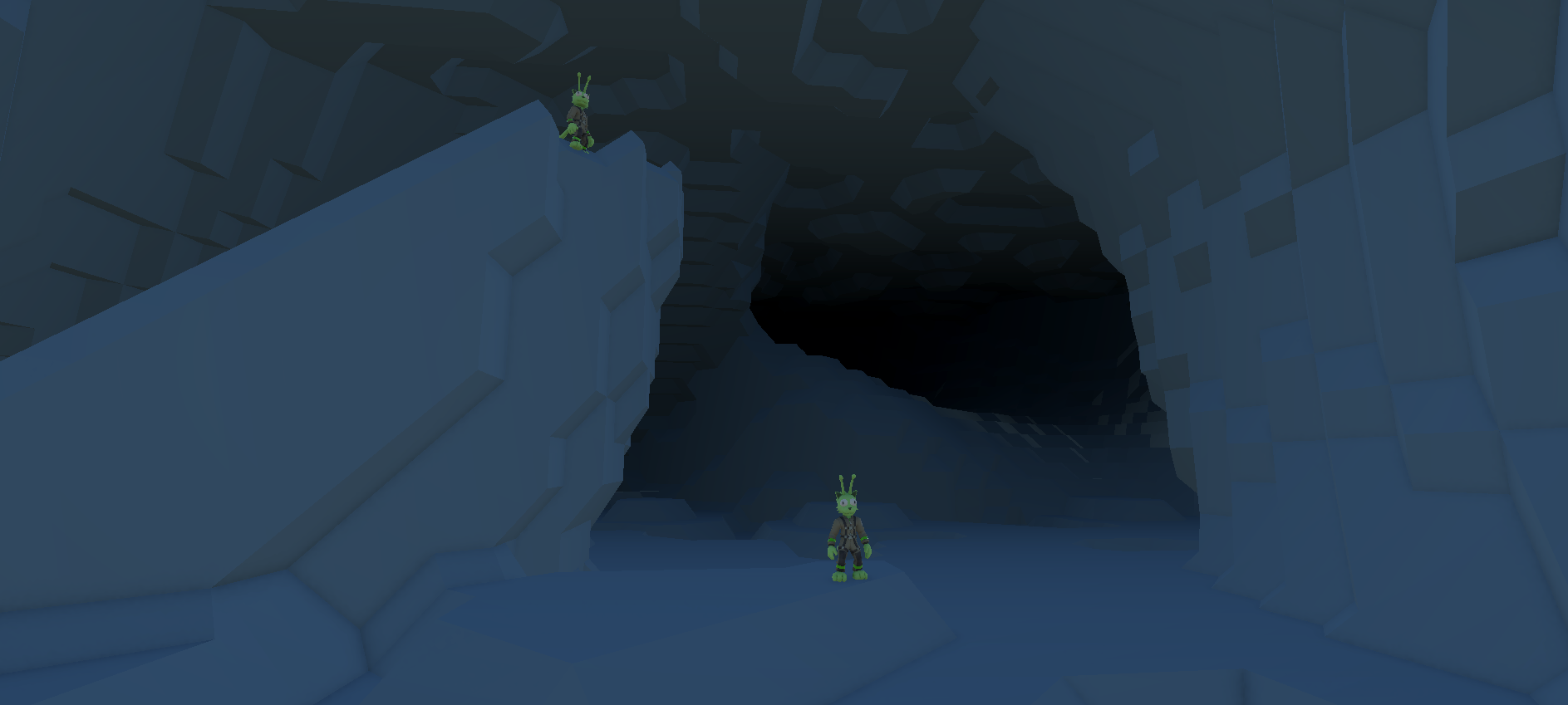 Procedurally Generated Cave System Prototype
